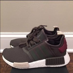 Rare Adidas olive green NMD shoes